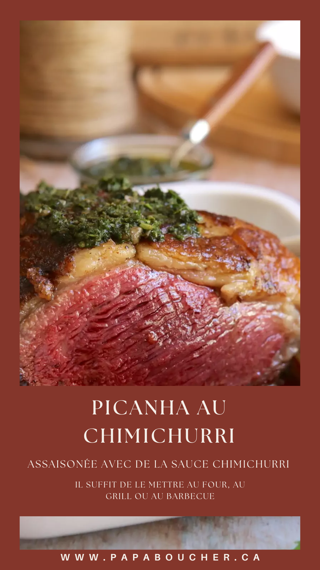 Picanha mariné au chimichuri