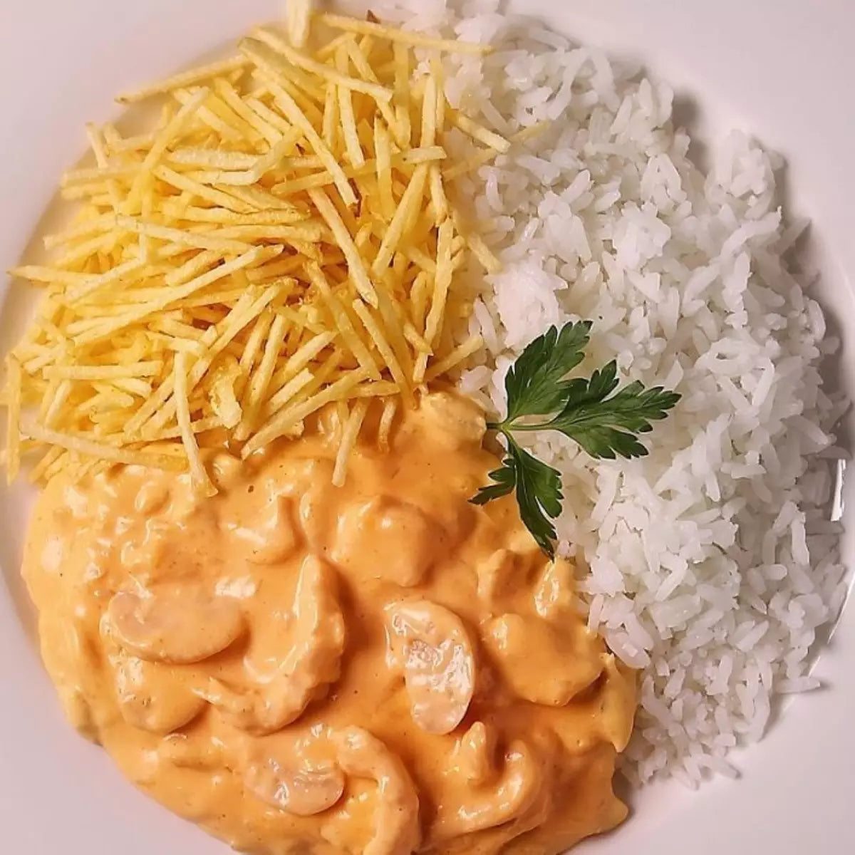Poulet stroganoff