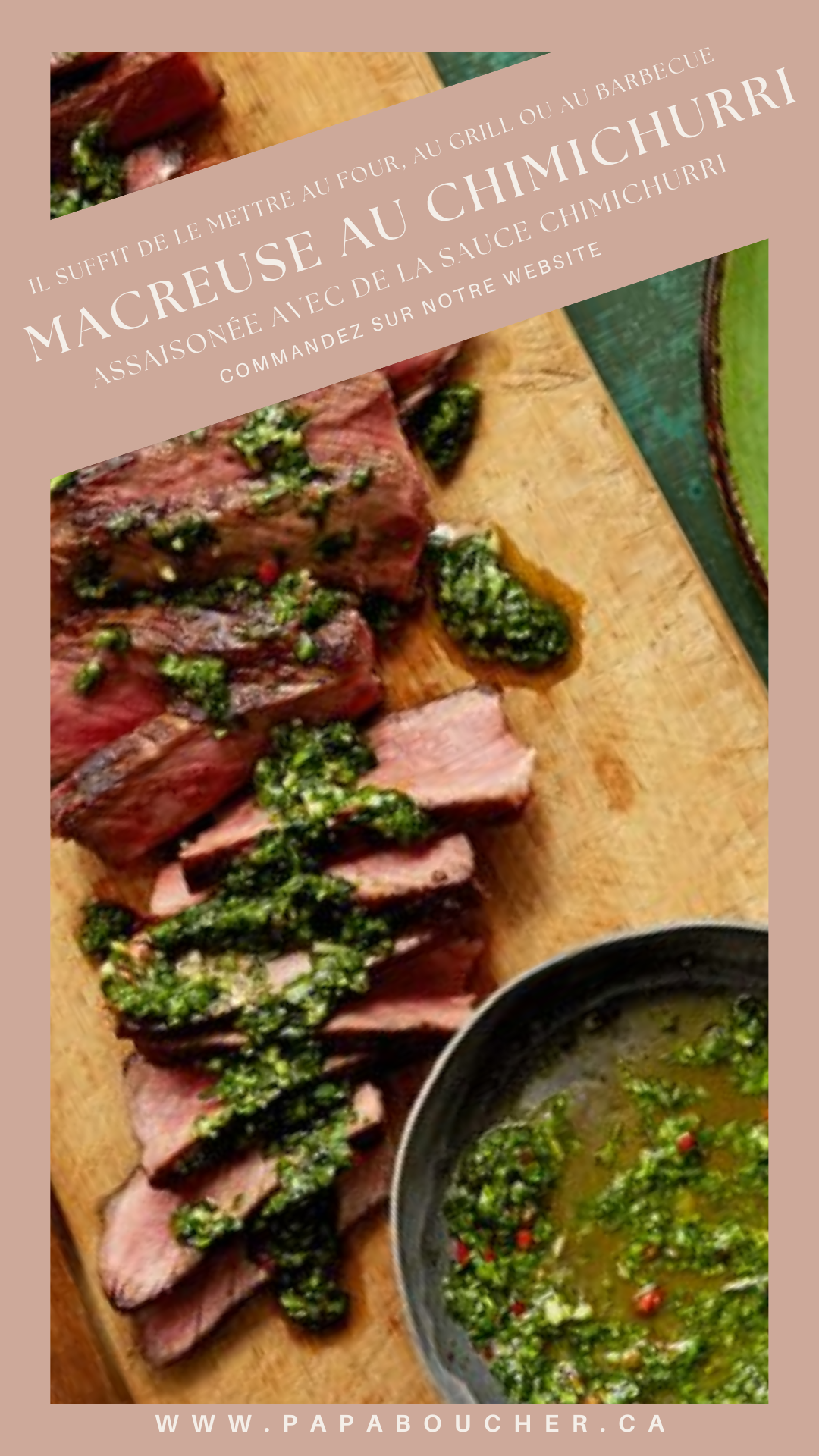 Macreuse mariné au chimichuri