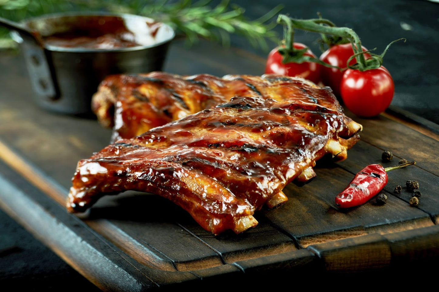 Côtes levées de porc BBQ