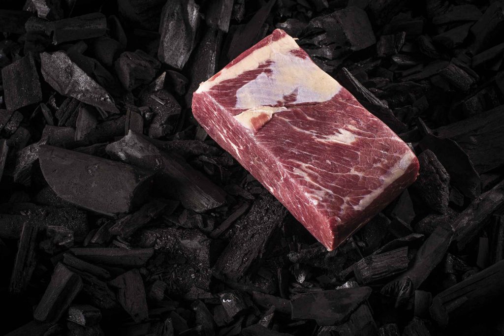 Carne seca natural não fumada