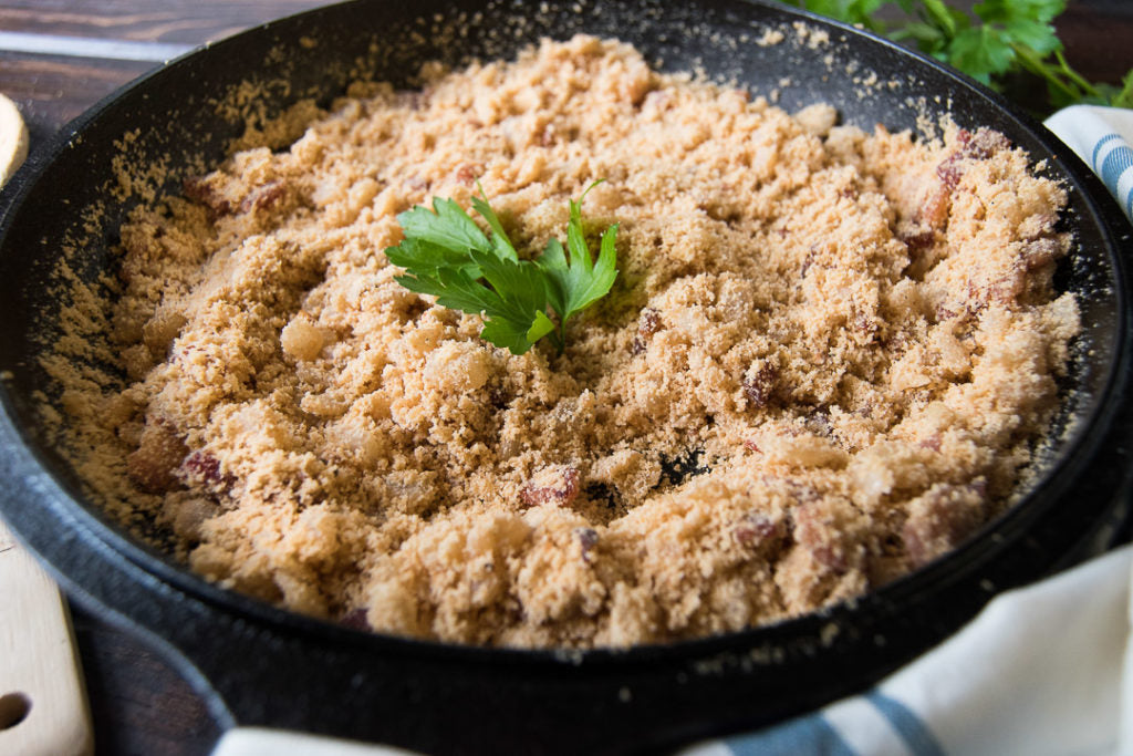 Farofa de Bacon | Farine de manioc grillée au bacon - prêt à manger