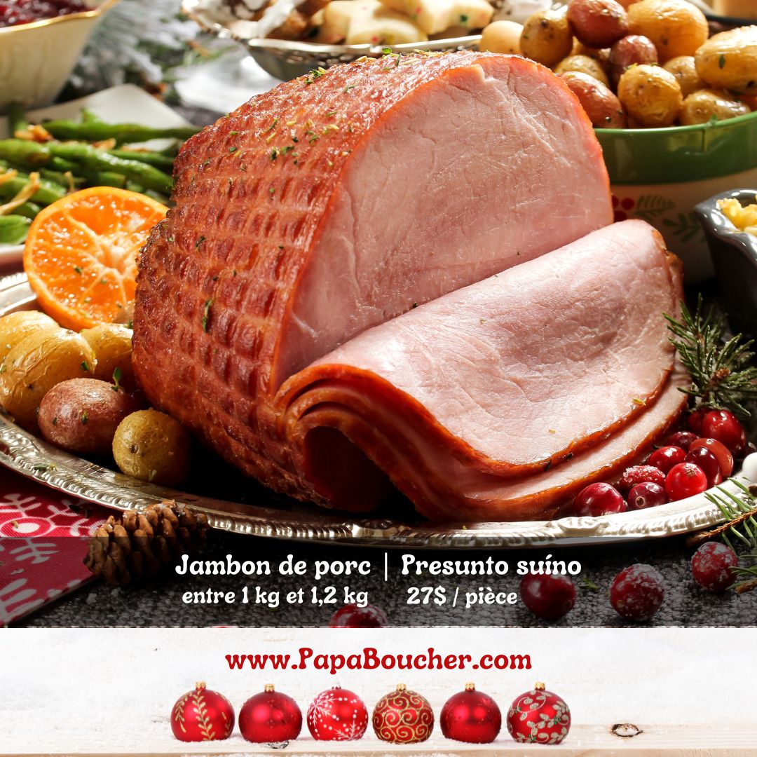 Jambon de porc - prêt à réchauffer