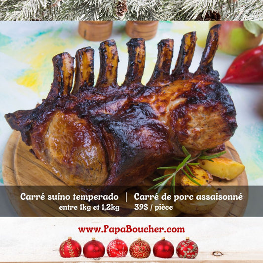 Carré de porc assaisonné