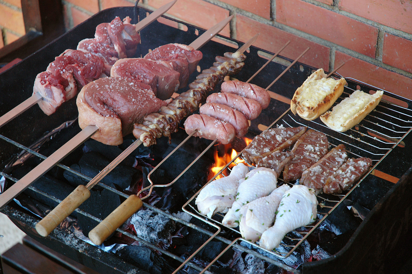 Churrasco brésilien – assortiment de viandes grillées - prêt à manger
