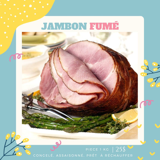 Jambon de porc - prêt à réchauffer