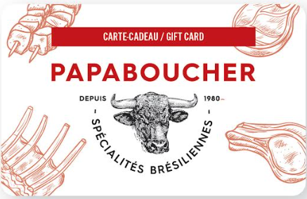 Carte-cadeau de PapaBoucher