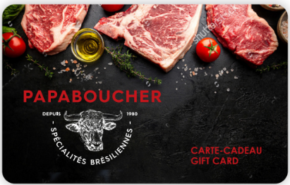 Carte-cadeau de PapaBoucher