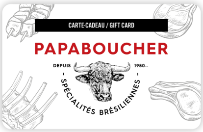 Carte-cadeau de PapaBoucher